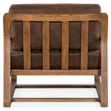 Moraine Leather Chair, Seville Timber-Furniture - Chairs-High Fashion Home