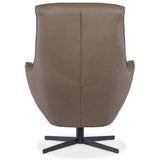 Hughes Leather Swivel Chair, Sonnet Dust-Furniture - Chairs-High Fashion Home