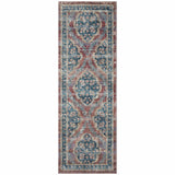 Rifle Paper Co. x Loloi Rug Courtyard COU-02, Chateau Red-Rugs1-High Fashion Home