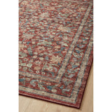 Rifle Paper Co. x Loloi Rug Courtyard COU-03, Eve Crimson-Rugs1-High Fashion Home