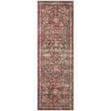 Rifle Paper Co. x Loloi Rug Courtyard COU-03, Eve Crimson-Rugs1-High Fashion Home