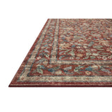 Rifle Paper Co. x Loloi Rug Courtyard COU-03, Eve Crimson-Rugs1-High Fashion Home