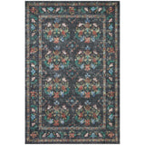 Rifle Paper Co. x Loloi Rug Courtyard COU-04, Seville Charcoal-Rugs1-High Fashion Home