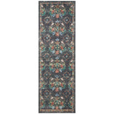 Rifle Paper Co. x Loloi Rug Courtyard COU-04, Seville Charcoal-Rugs1-High Fashion Home