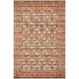 Rifle Paper Co. x Loloi Rug Courtyard COU-05, Hadley Terracotta-Rugs1-High Fashion Home