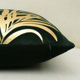 Palm Tree Pillow, Green-Accessories-High Fashion Home