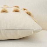 Tassel Trim Pillow-Accessories-High Fashion Home