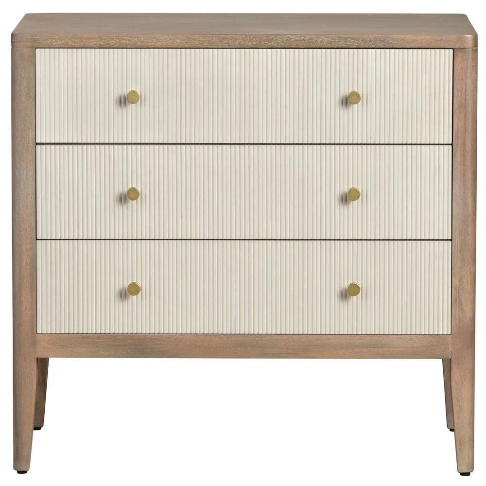 Montclair 3 Drawer Chest, Cream