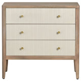 Montclair 3 Drawer Chest, Cream