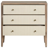 Montclair 3 Drawer Chest, Cream