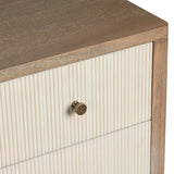 Montclair 3 Drawer Chest, Cream