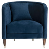 Tarek Sergovia Marino Chair, Blue-Furniture - Chairs-High Fashion Home