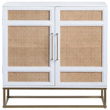 Biscayne Cabinet, White-Furniture - Storage-High Fashion Home