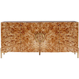 Safari Bone Inlay Sideboard, Brown-High Fashion Home