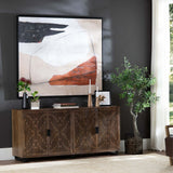 Lavelle 4 Door Sideboard, Brown-High Fashion Home