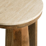 Liam Accent Table, Brown-Furniture - Accent Tables-High Fashion Home