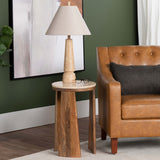 Liam Accent Table, Brown-Furniture - Accent Tables-High Fashion Home