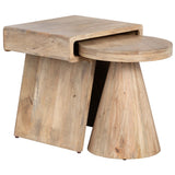 Keppler Nesting Tables, Natural-Furniture - Accent Tables-High Fashion Home