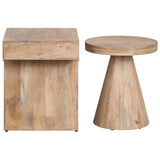 Keppler Nesting Tables, Natural-Furniture - Accent Tables-High Fashion Home