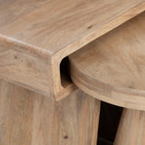 Keppler Nesting Tables, Natural-Furniture - Accent Tables-High Fashion Home