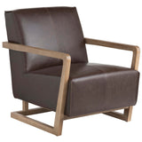 Lawson Chair, Brown-Furniture - Chairs-High Fashion Home