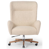 Cade Desk Chair, Lisbon Cream-Furniture - Chairs-High Fashion Home