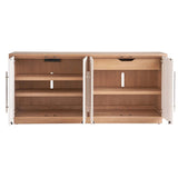 Camden Credenza, Sand Dune/White Sand-Furniture - Storage-High Fashion Home