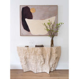 Camilla Fossilized Clam Console Table-Furniture - Accent Tables-High Fashion Home