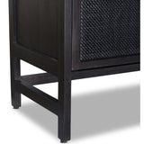 Caprice 72" Sideboard, Black Wash w/Black Cane-Furniture - Storage-High Fashion Home