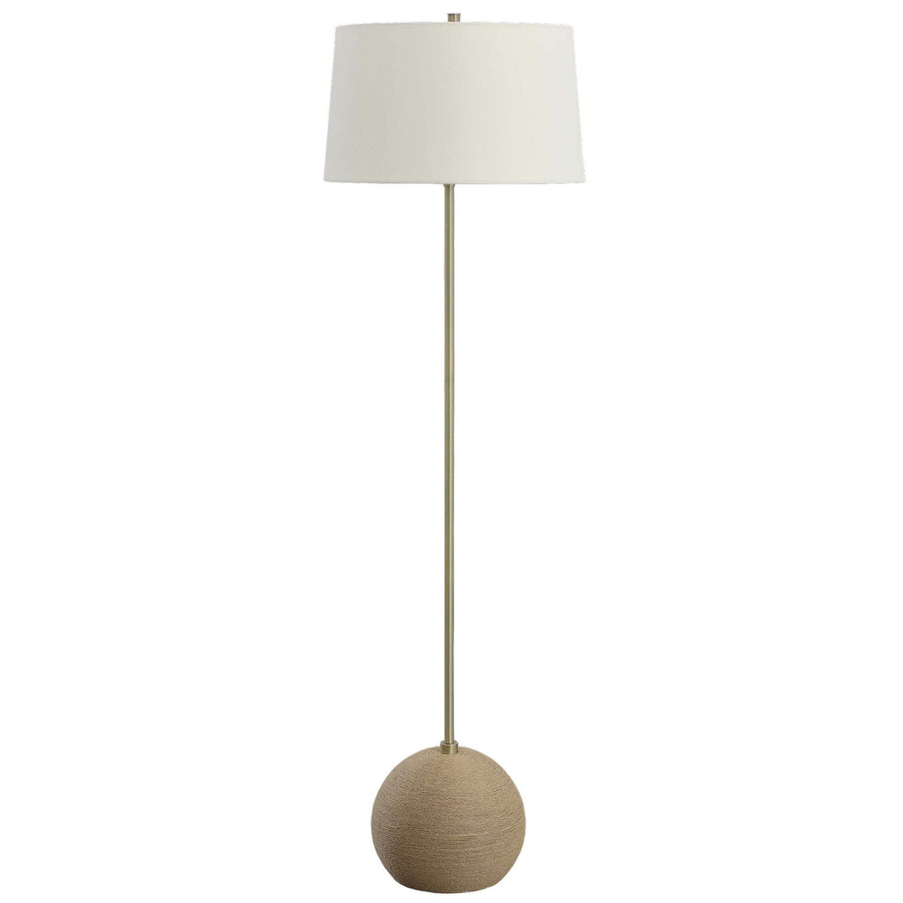 Captiva Floor Lamp, Brass-Lighting-High Fashion Home