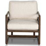 Carlin Chair, Alcala Cream-Furniture - Chairs-High Fashion Home