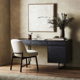 Carmel Desk, Black Wash w/Black Cane