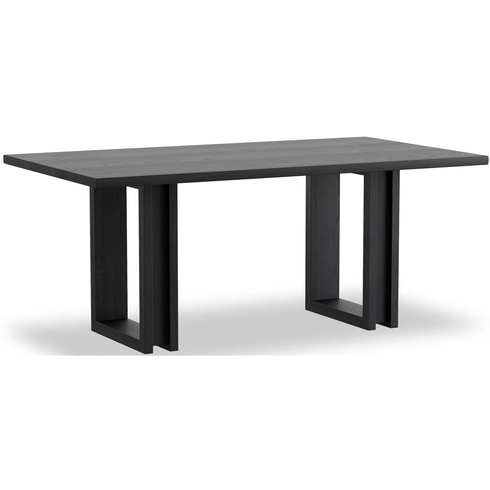 Carmel Dining Table, Black Wash-Furniture - Dining-High Fashion Home