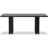 Carmel Dining Table, Black Wash-Furniture - Dining-High Fashion Home