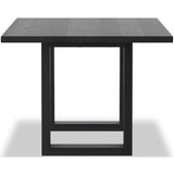 Carmel Dining Table, Black Wash-Furniture - Dining-High Fashion Home