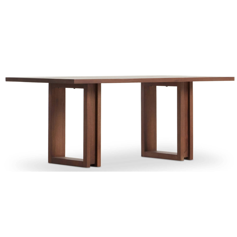 Carmel Rectangular Dining Table, Brown Wash-Furniture - Dining-High Fashion Home