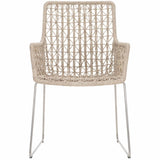 Carmel Outdoor Arm Chair, Hazelnut-Furniture - Outdoor-High Fashion Home