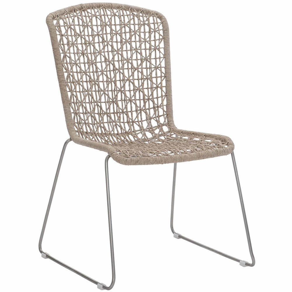 Carmel Outdoor Side Chair, Hazelnut, Set of 2-Furniture - Outdoor-High Fashion Home