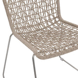 Carmel Outdoor Side Chair, Hazelnut, Set of 2-Furniture - Outdoor-High Fashion Home