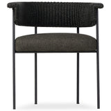 Carrie Outdoor Dining Chair, Ellor Black-High Fashion Home