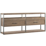 Casa Paros 2 Drawer Console Table-Furniture - Accent Tables-High Fashion Home