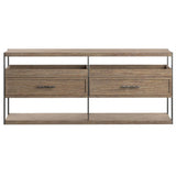 Casa Paros 2 Drawer Console Table-Furniture - Accent Tables-High Fashion Home