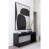 Caspian Console Table, Black Ash