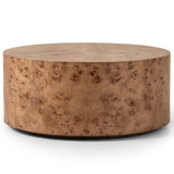 Caya Coffee Table, Caramel Burl-Furniture - Accent Tables-High Fashion Home