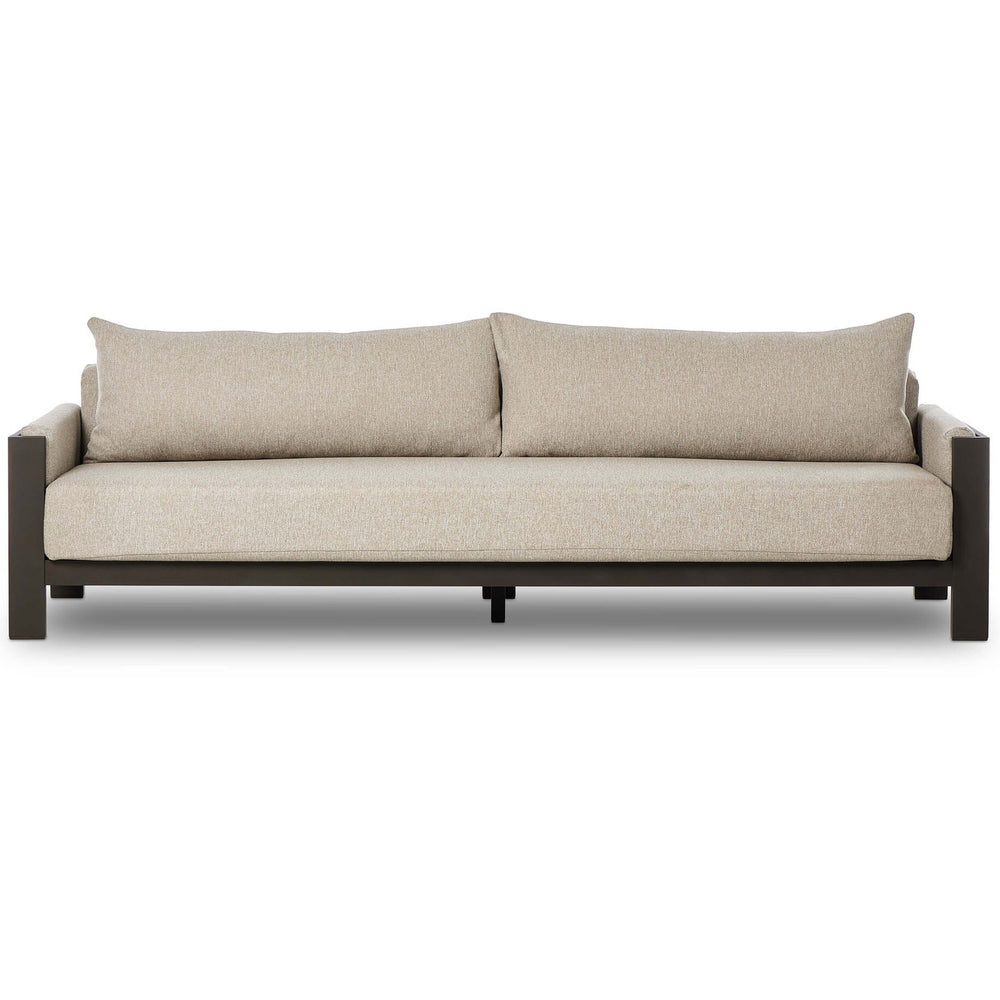 Chapman Outdoor Metal Sofa, Concha Fog-Furniture - Outdoor-High Fashion Home