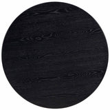 Chelsea Round Dining Table, Black-Furniture - Dining-High Fashion Home