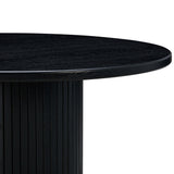 Chelsea Round Dining Table, Black-Furniture - Dining-High Fashion Home