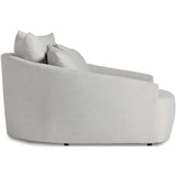 Chloe Media Lounger, Modern Cambric Silver