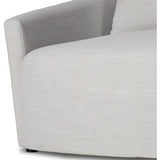 Chloe Media Lounger, Modern Cambric Silver