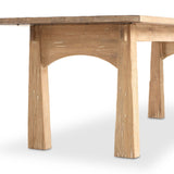 Clanton Dining Table, Aged Light Pine